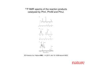 SS Kamat et al . Nature 000 , 1 - 4 (2011) doi:10.1038/nature10622