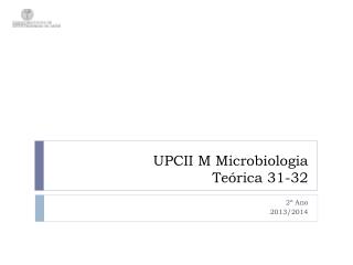 UPCII M Microbiologia Teórica 31-32