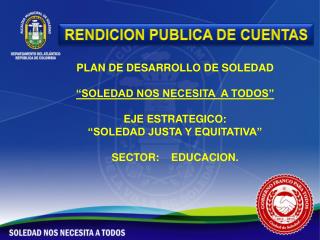 RENDICION PUBLICA DE CUENTAS