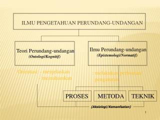 Teori Perundang-undangan (Ontologi/Kognitif)
