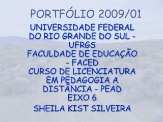 PORTFÓLIO 2009/01