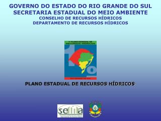 PLANO ESTADUAL DE RECURSOS HÍDRICOS