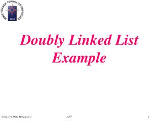 Doubly Linked List Example