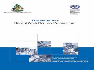 El Programa Nacional de Trabajo Decente de las Bahamas Fortaleciendo la capacidades