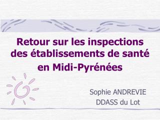 Sophie ANDREVIE DDASS du Lot