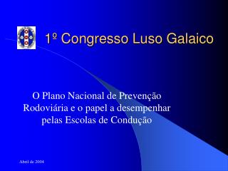 1º Congresso Luso Galaico