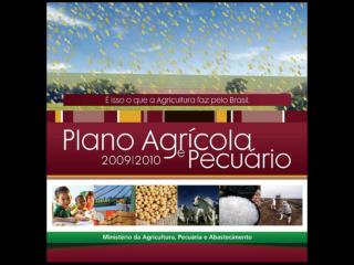 PAUTA Plano safra 2009/2010 Linhas de crédito Proger e Pronaf (mudanças)