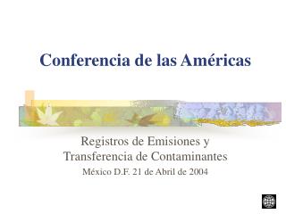 Conferencia de las Américas