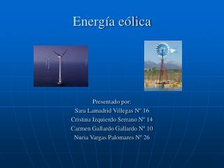 Energía eólica