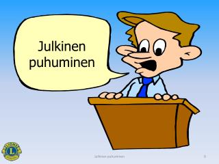 Julkinen puhuminen