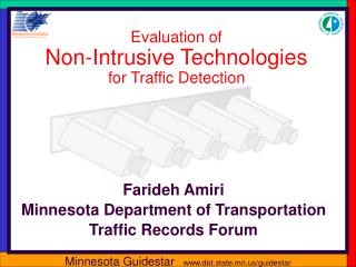 Evaluation of Non-Intrusive Technologies for Traffic Detection