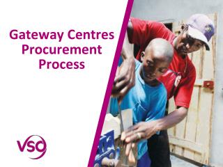 Gateway Centres Procurement Process