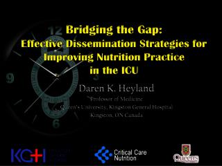 Bridging the Gap: Effective Dissemination Strategies for Improving Nutrition Practice in the ICU