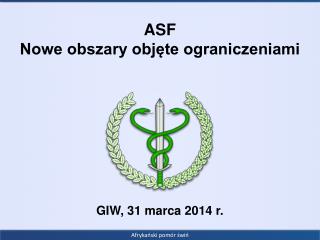 ASF Nowe obszary objęte ograniczeniami