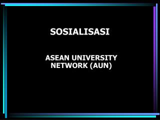 SOSIALISASI