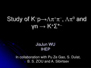 Study of K - p→ Lp + p - , Lp 0 and γn → K + Σ* -