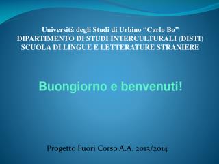 Progetto Fuori Corso A.A. 2013/2014