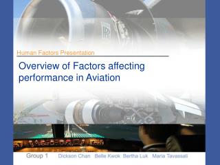 Overview of Factors affecting performance in Aviation