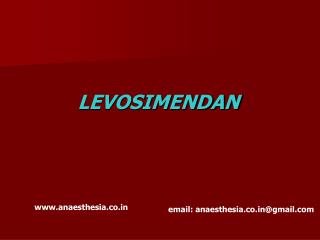 LEVOSIMENDAN