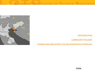 THEMES AND INDICATORS FOR AN INTEGRATED APPROACH