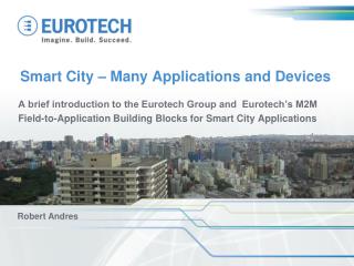 Smart City – Many Applications and Devices