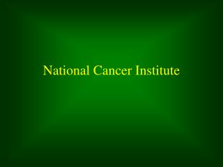 National Cancer Institute