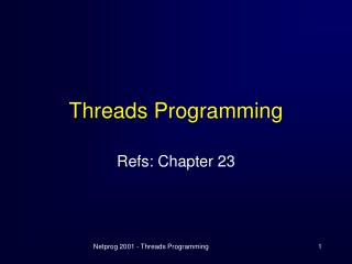 Threads Programming