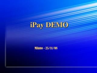 iPay DEMO