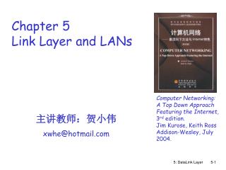 Chapter 5 Link Layer and LANs