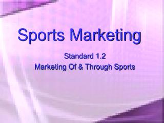 Sports Marketing