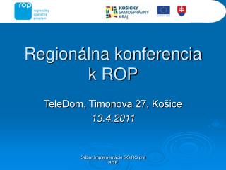 Regionálna konferencia k ROP