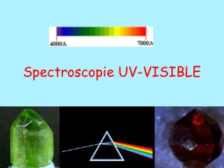 Spectroscopie UV-VISIBLE