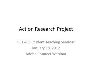 Action Research Project