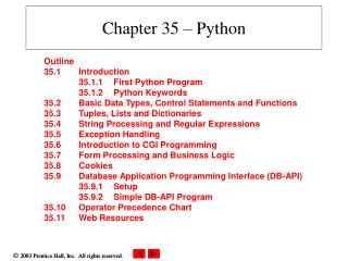 Chapter 35 – Python