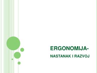 ERGONOMIJA-