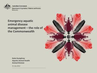 Emergency aquatic animal disease management – the role of the Commonwealth