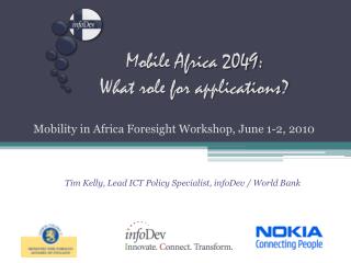 Mobile Africa 2049: What role for applications?