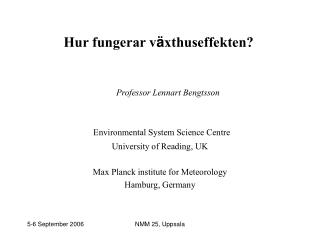 Hur fungerar v ä xt huseffekten?