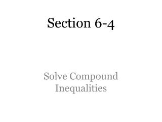 Section 6-4