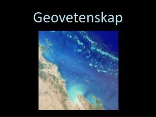 Geovetenskap