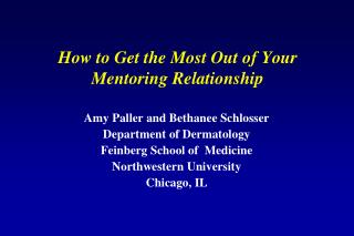 How to Get the Most Out of Your Mentoring Relationship