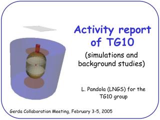 Activity report of TG10