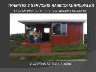 TRAMITES Y SERVICIOS BASICOS MUNICIPALES