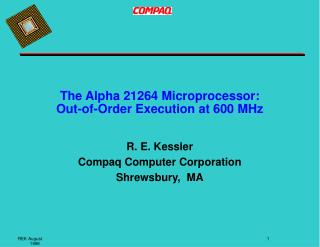 The Alpha 21264 Microprocessor: Out-of-Order Execution at 600 MHz