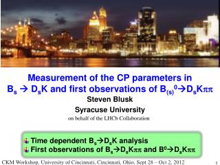 Measurement of the CP parameters in B s  D s K and first observations of B (s) 0 D s K pp