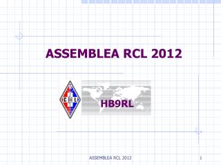 ASSEMBLEA RCL 2012