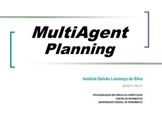 Planning