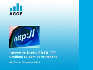 internet facts 2010-III Grafiken zu dem Berichtsband