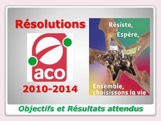 Résolutions 2010-2014