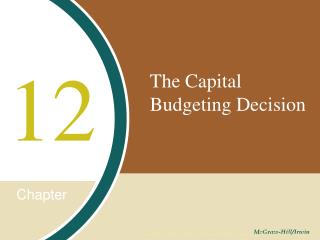 The Capital Budgeting Decision